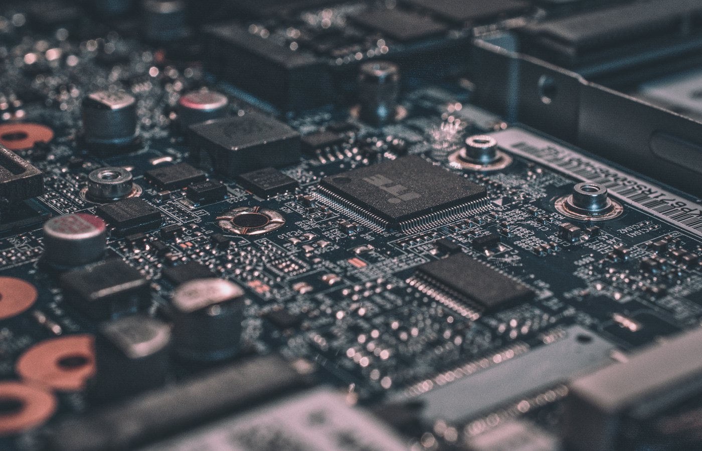 Close-up of a circuit board